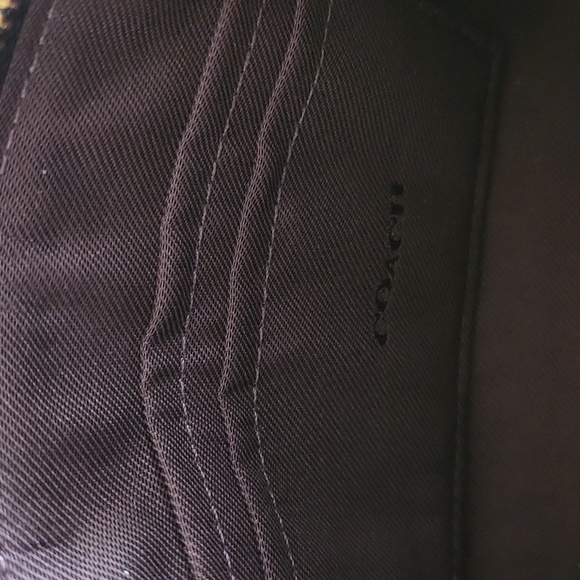 NWT IOB Coach Red Plaid Leather Wristlet Wallet β€οΈπ€ππ - Picture 12 of 16